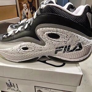 FILA - Men's Grant Hill 3 Shoes (1BM01754 018) Black / White / Ice Size 12 NEW